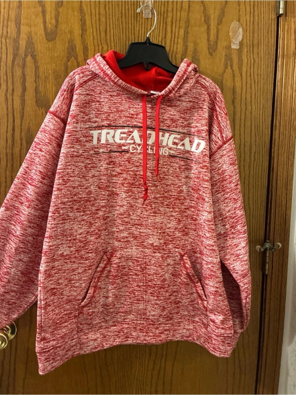 Treadhead Cycling Red Heather Crewneck Sweatshirt
